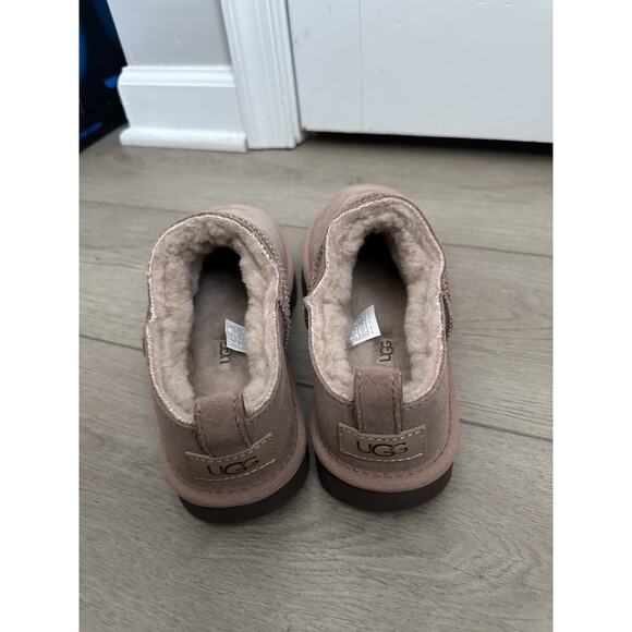 Ugg classic mini micro boots fur shearling “rocky oak” suede size 9 women’s NEW - Picture 4 of 6